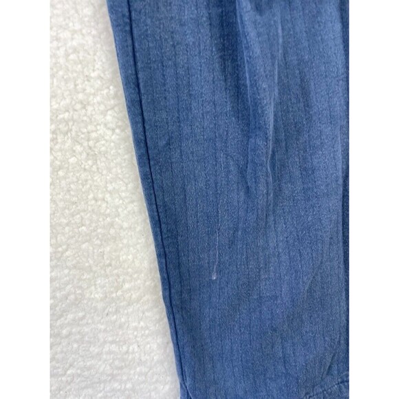 Apiece Apart Wide Leg Jogger Pants Women’s M Blue Cotton Elastic Waist Casual - Picture 5 of 10